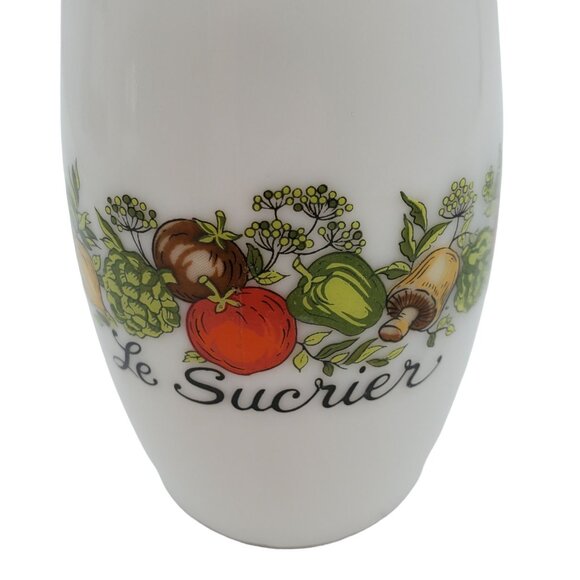 Vintage GEMCO Spice of Life Corningware Sugar Creamer Salt & Pepper Shakers - Picture 5 of 8